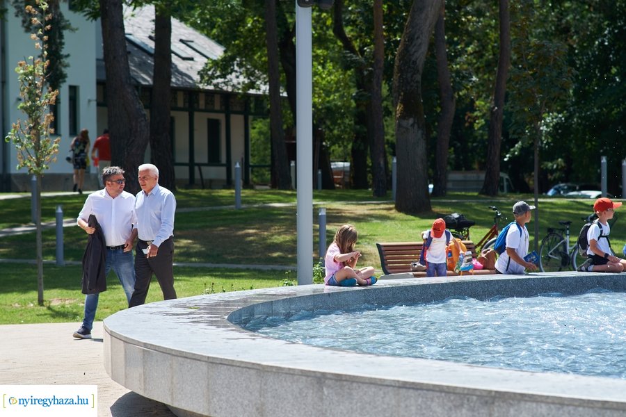 Turisztikai projektzáró - Szökőkút