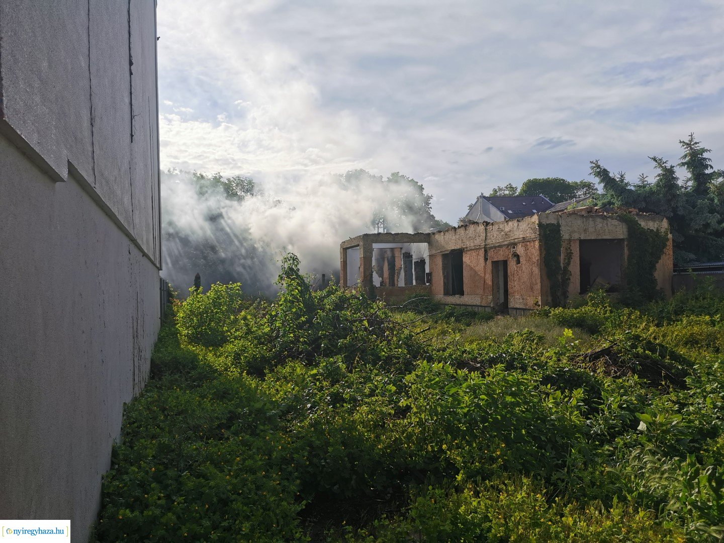 Tűz a Hunyadi utcán