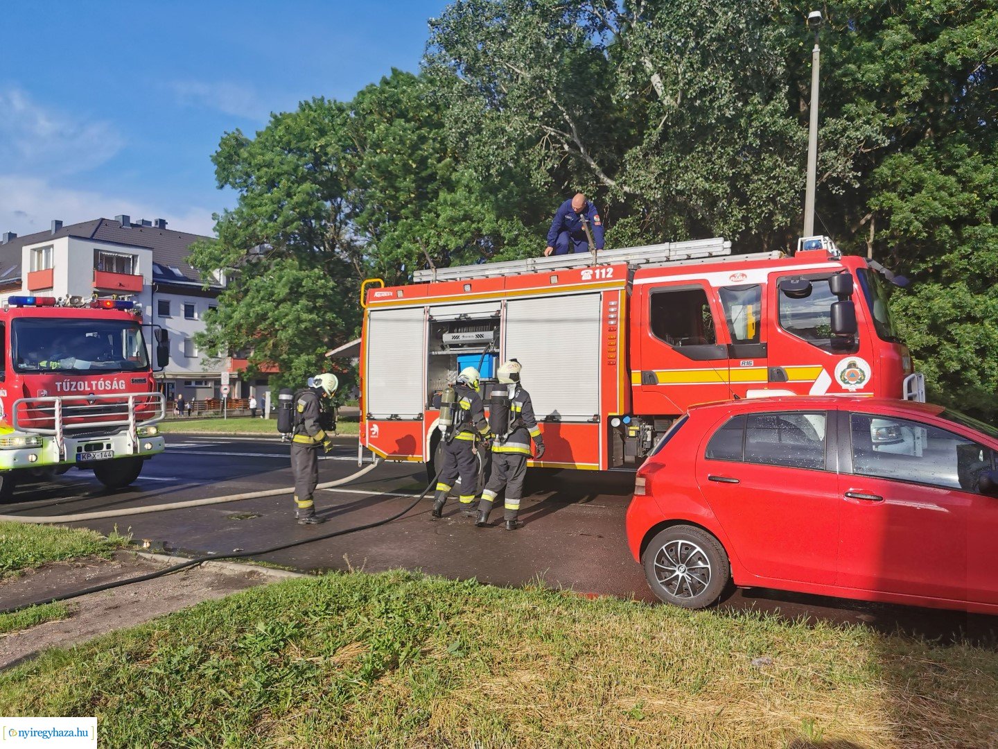 Tűz a Hunyadi utcán