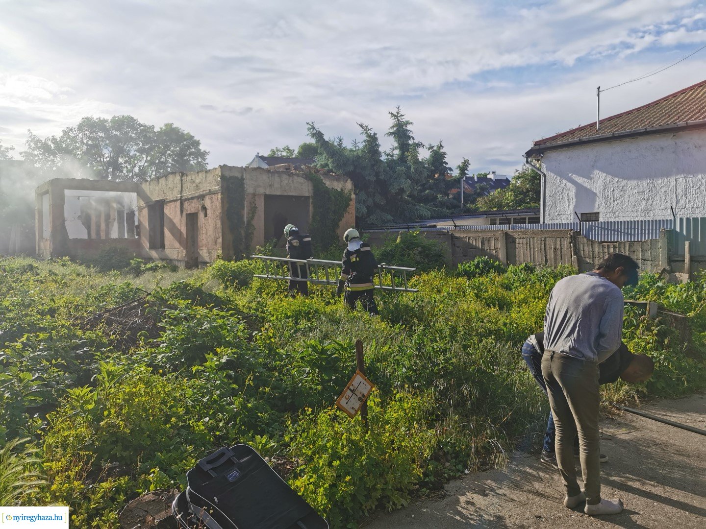 Tűz a Hunyadi utcán