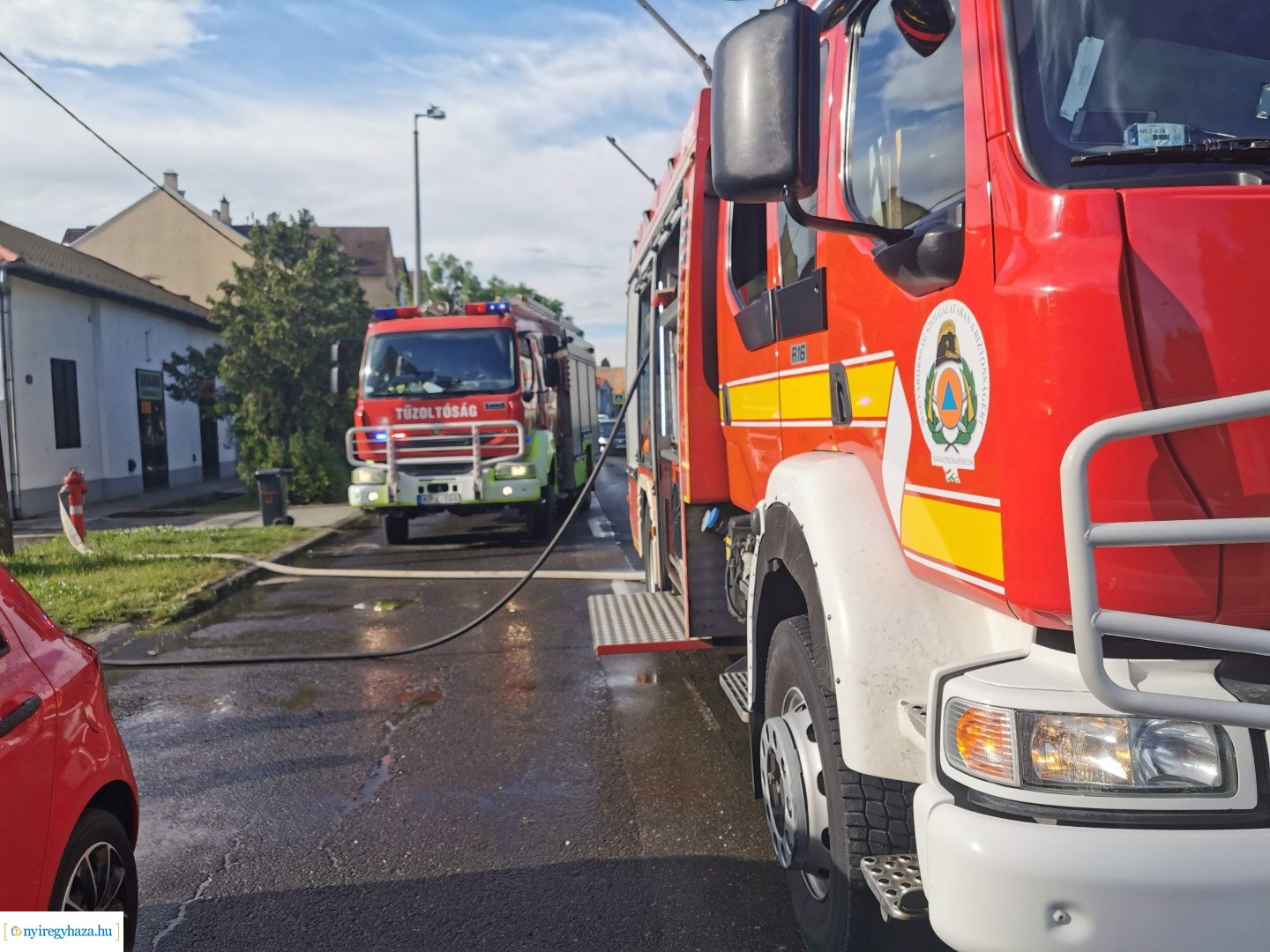 Tűz a Hunyadi utcán
