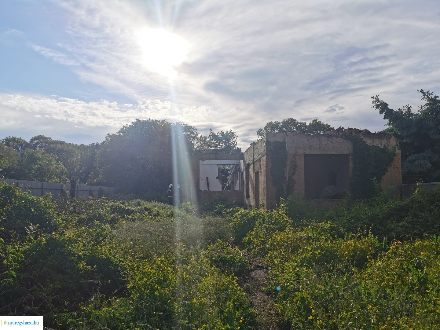 Tűz a Hunyadi utcán