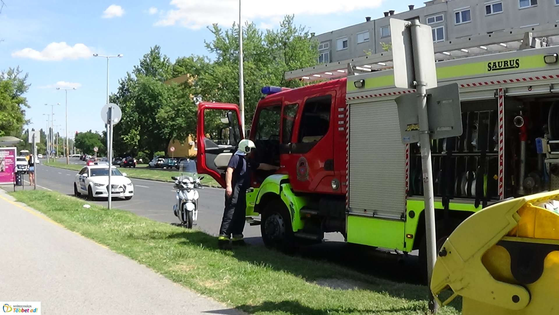 Tűz ütött ki egy Ferenc körúti lakásban