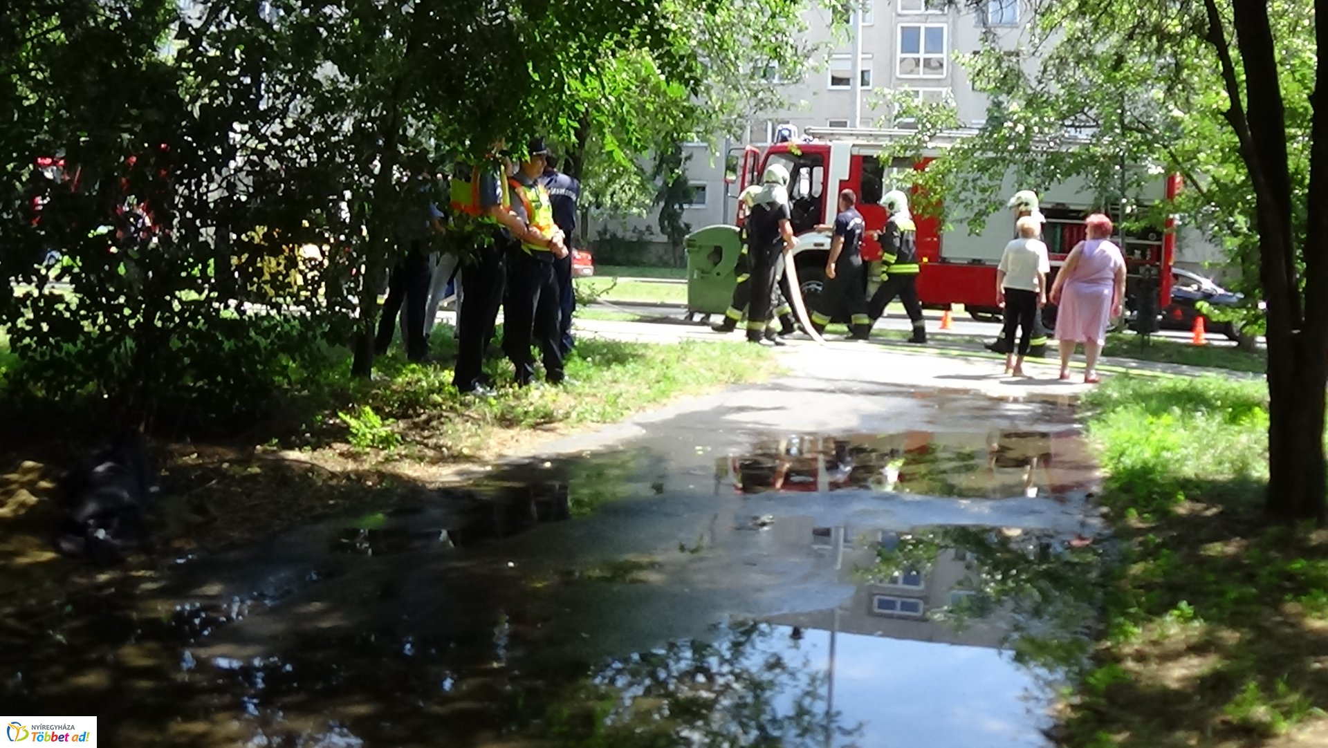 Tűz ütött ki egy Ferenc körúti lakásban