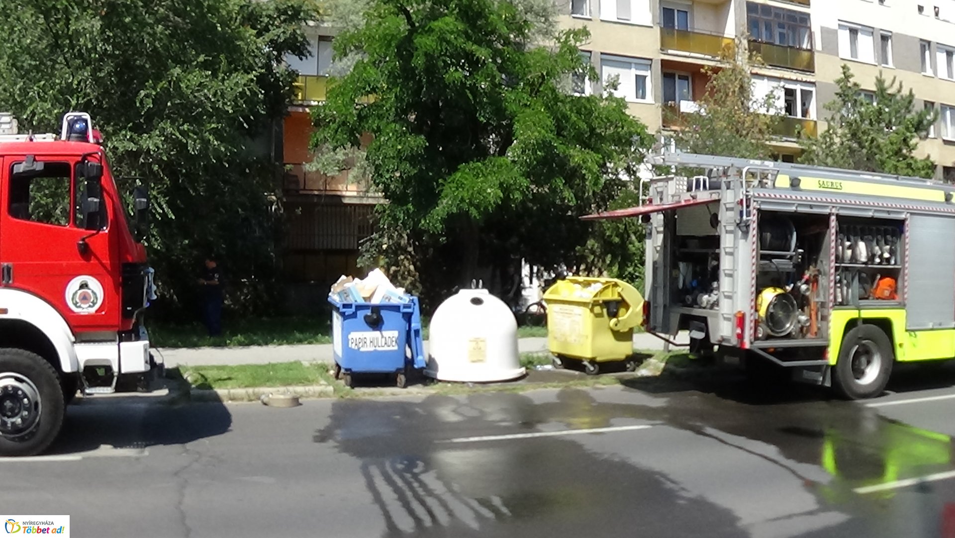 Tűz ütött ki egy Ferenc körúti lakásban