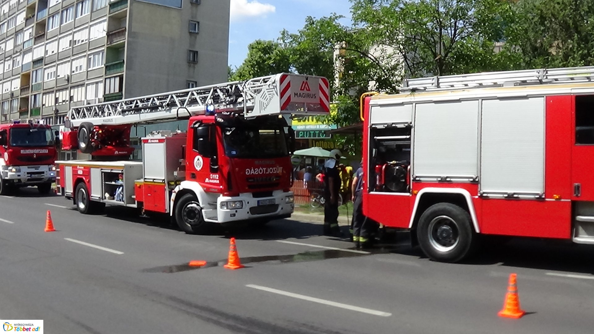 Tűz ütött ki egy Ferenc körúti lakásban