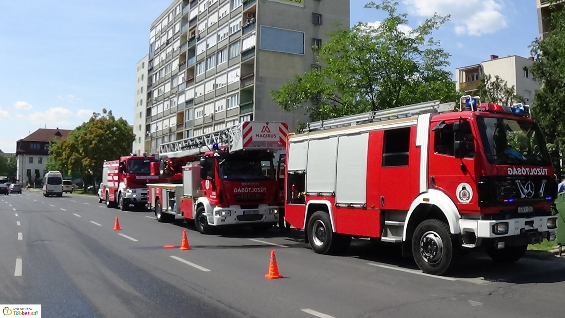 Tűz ütött ki egy Ferenc körúti lakásban