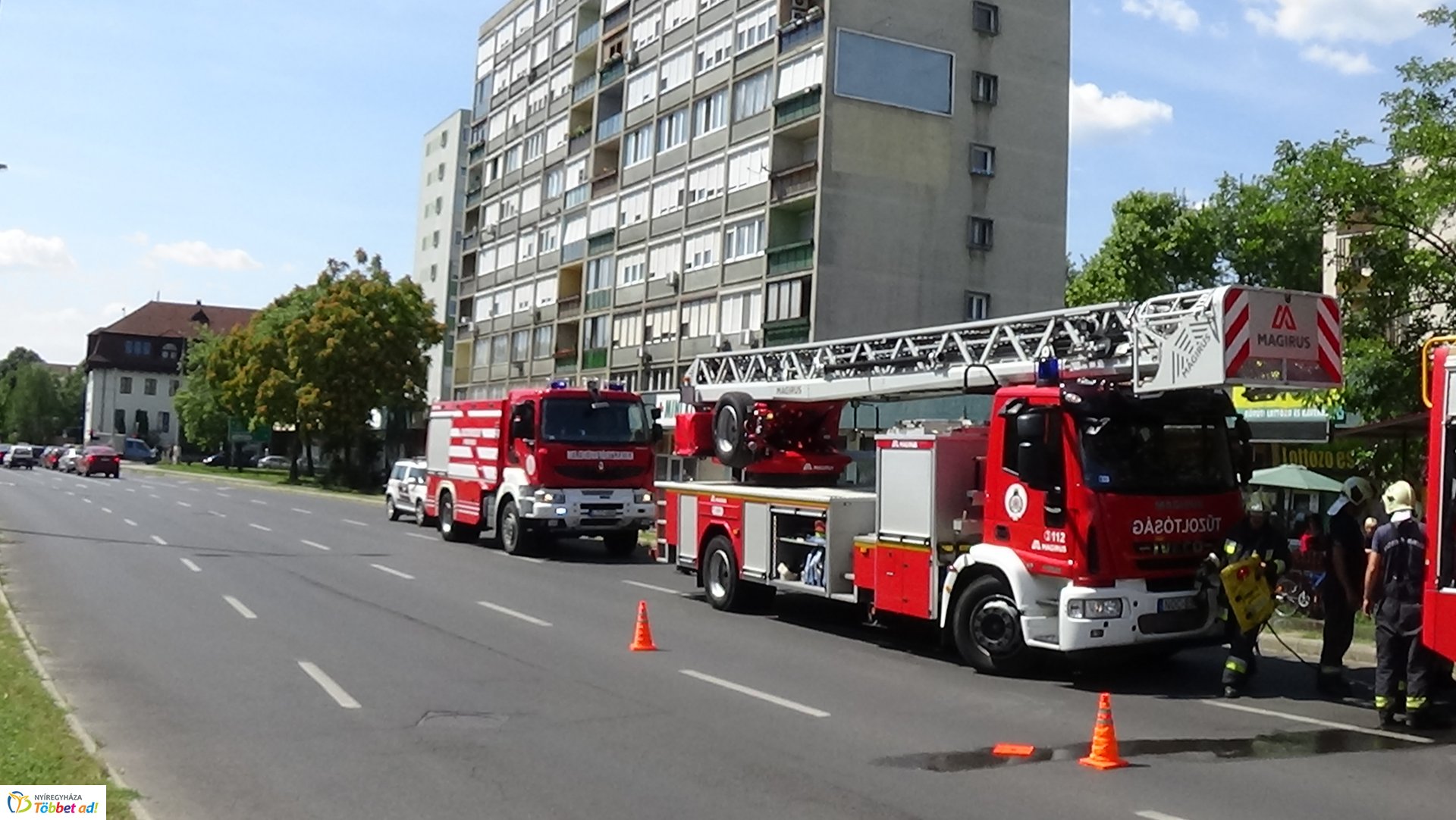 Tűz ütött ki egy Ferenc körúti lakásban