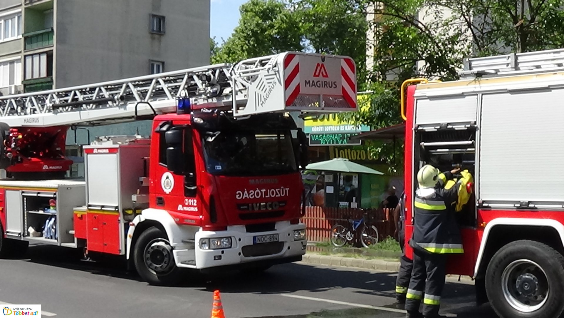 Tűz ütött ki egy Ferenc körúti lakásban