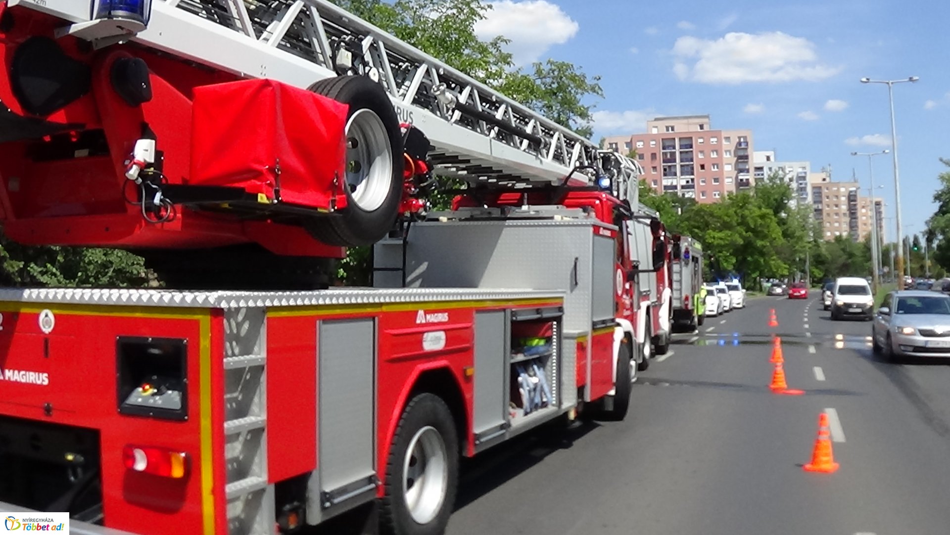 Tűz ütött ki egy Ferenc körúti lakásban