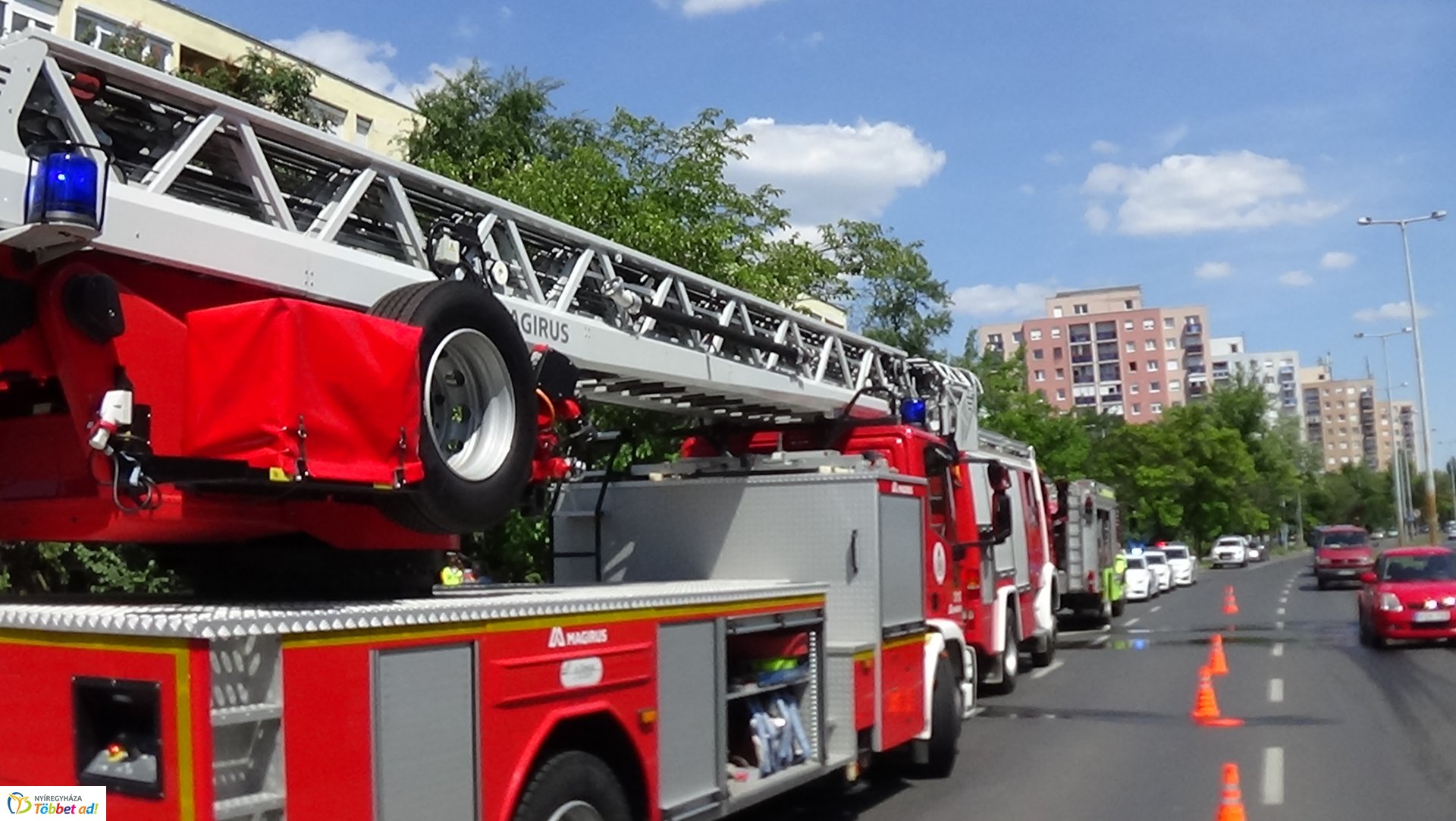 Tűz ütött ki egy Ferenc körúti lakásban