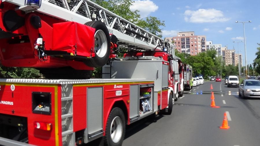 Tűz ütött ki egy Ferenc körúti lakásban