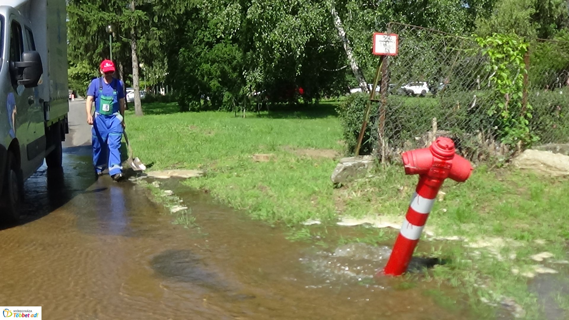 Tűzcsapot törtek a Westsik Vilmos utcán