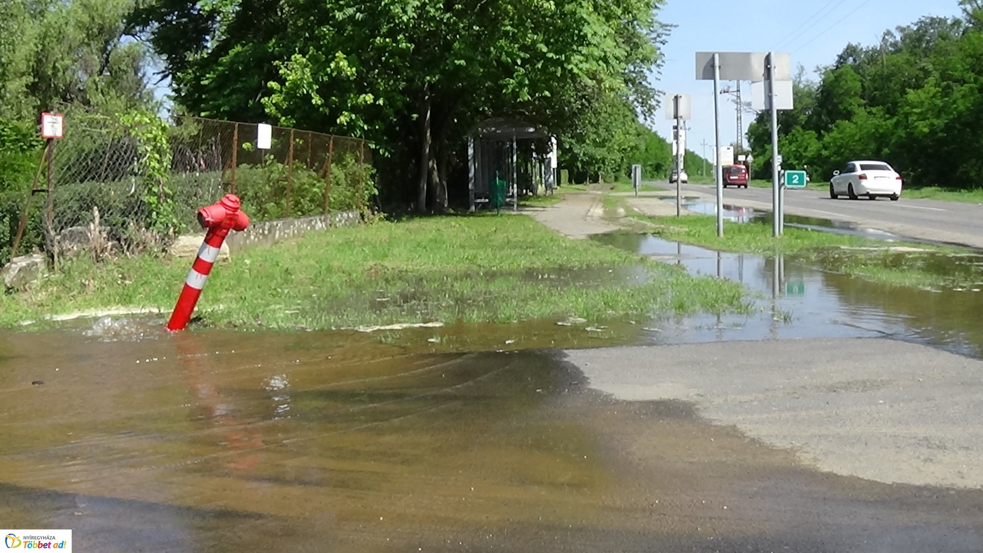 Tűzcsapot törtek a Westsik Vilmos utcán