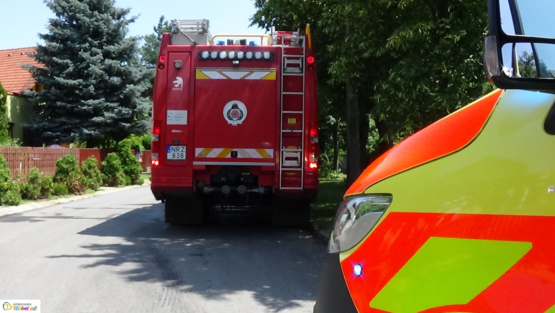 Tűzeset a Kiss Lajos utcában