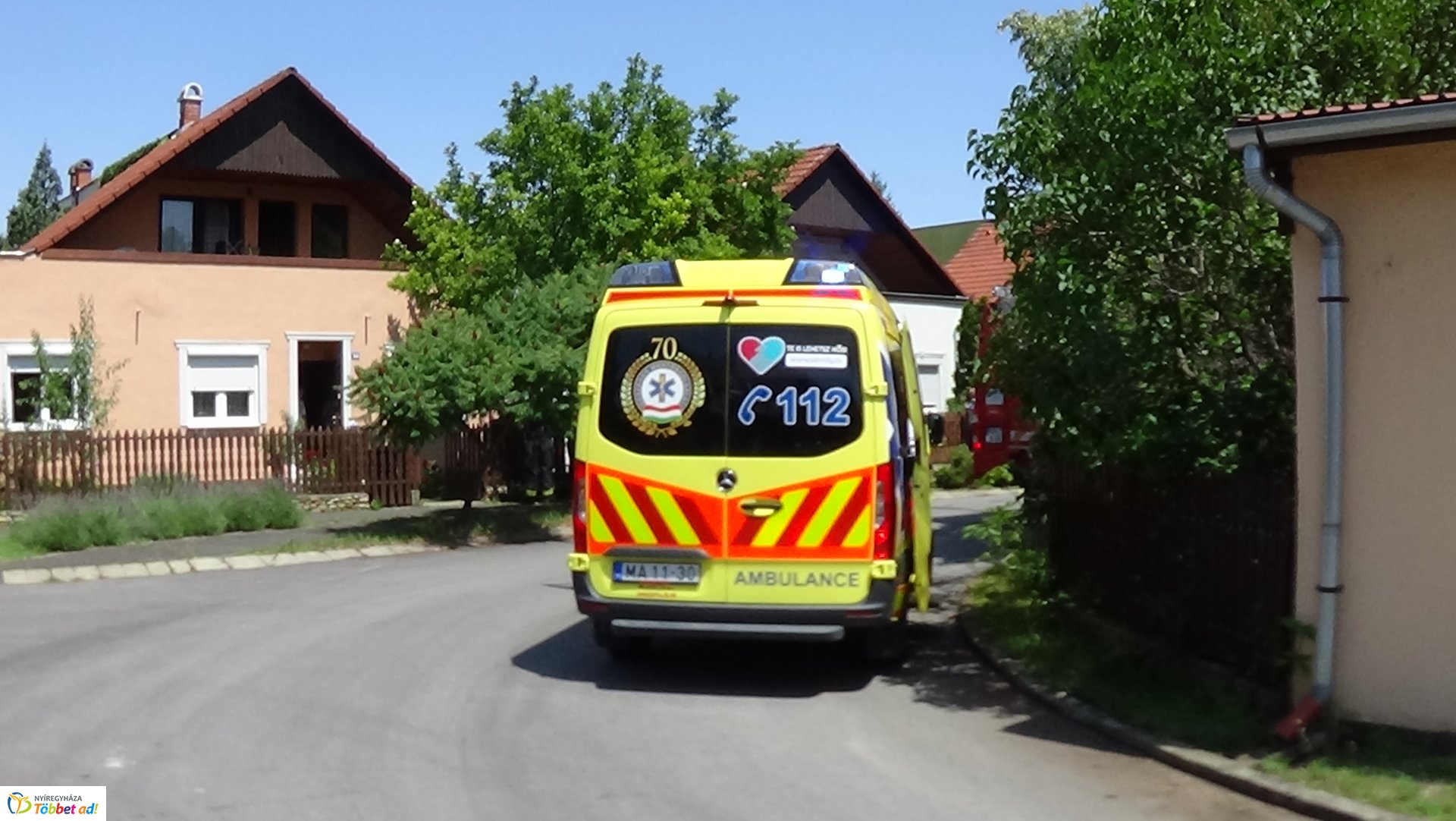 Tűzeset a Kiss Lajos utcában