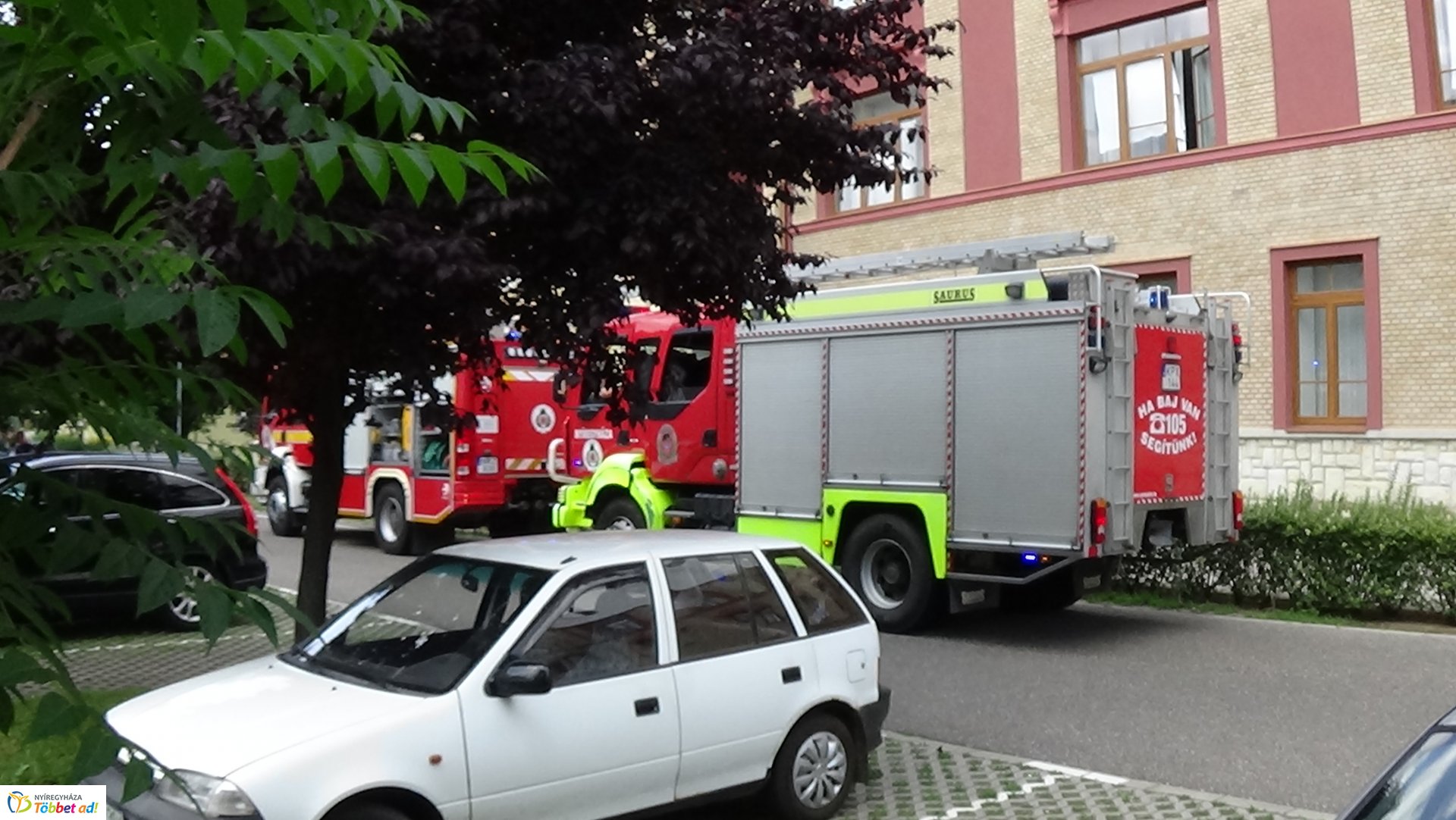Tűzriasztó indult be a Jósa András Oktatókórházban