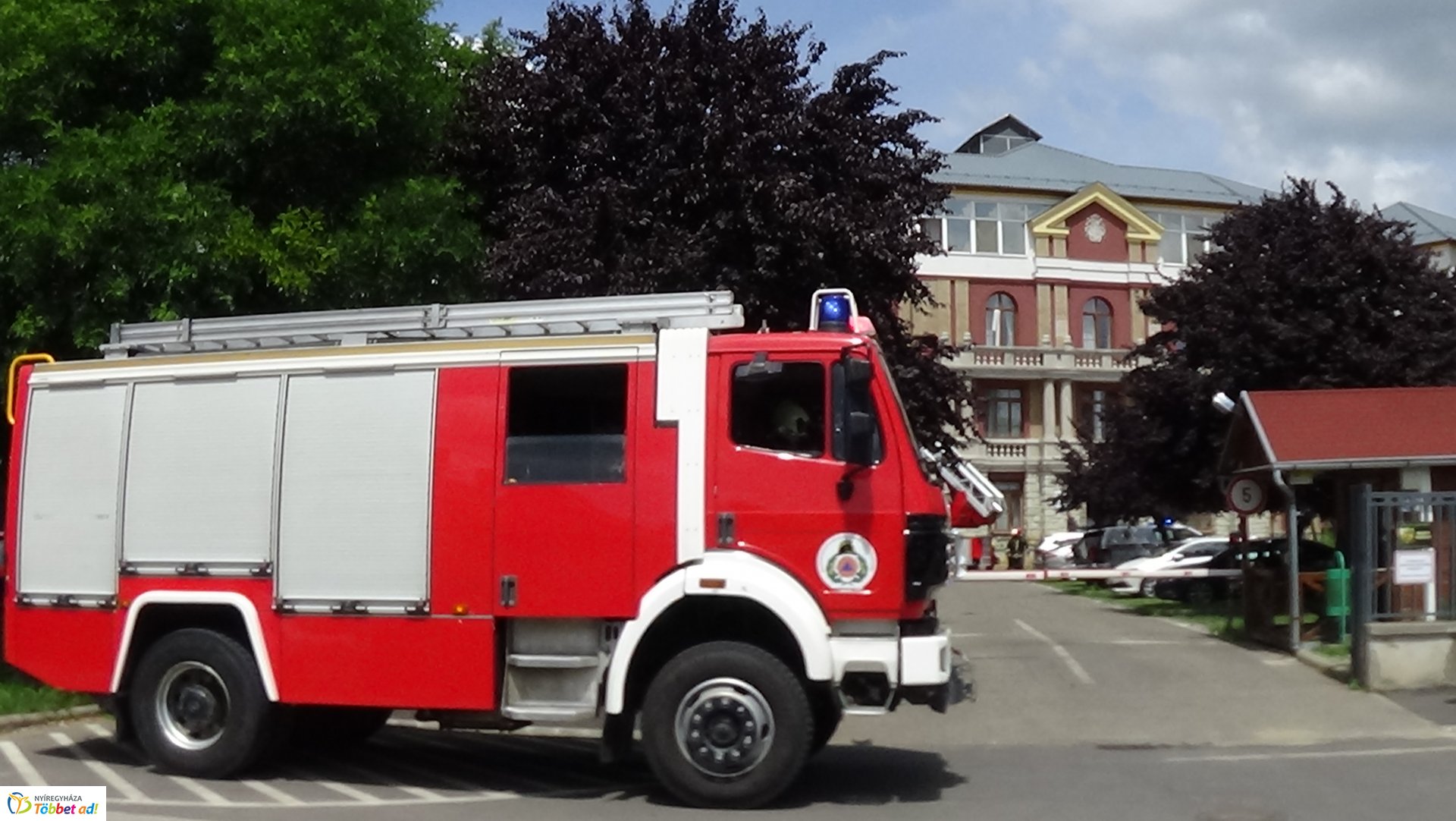 Tűzriasztó indult be a Jósa András Oktatókórházban