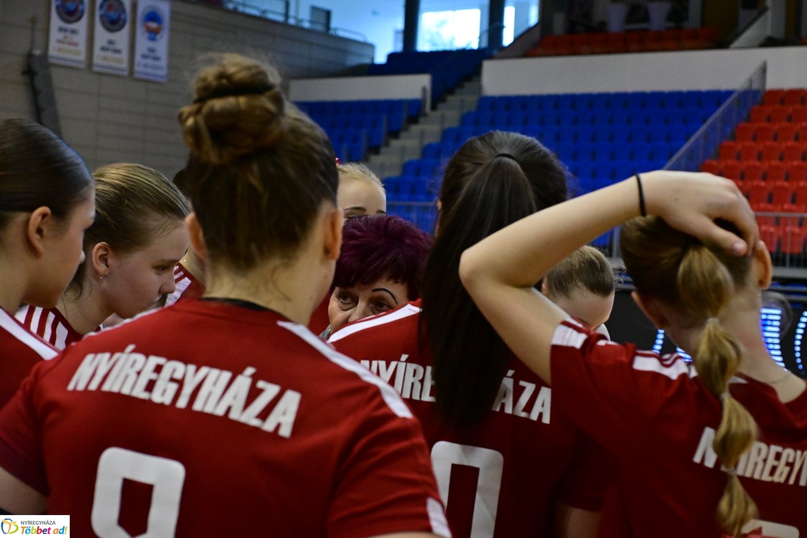U15 leány röplabda az Arénában 2025 májusában