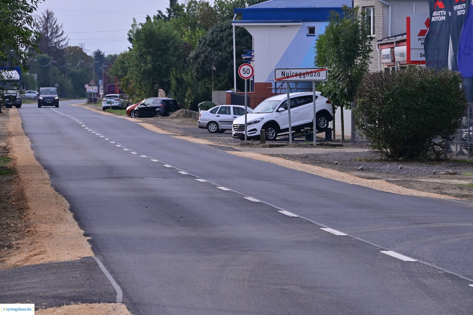 Új aszfalt a Debrecenin