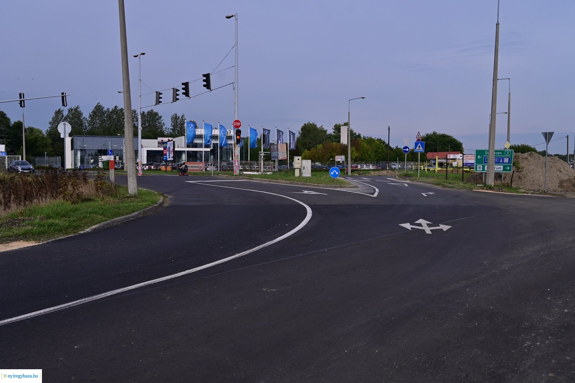 Új aszfalt a Debrecenin