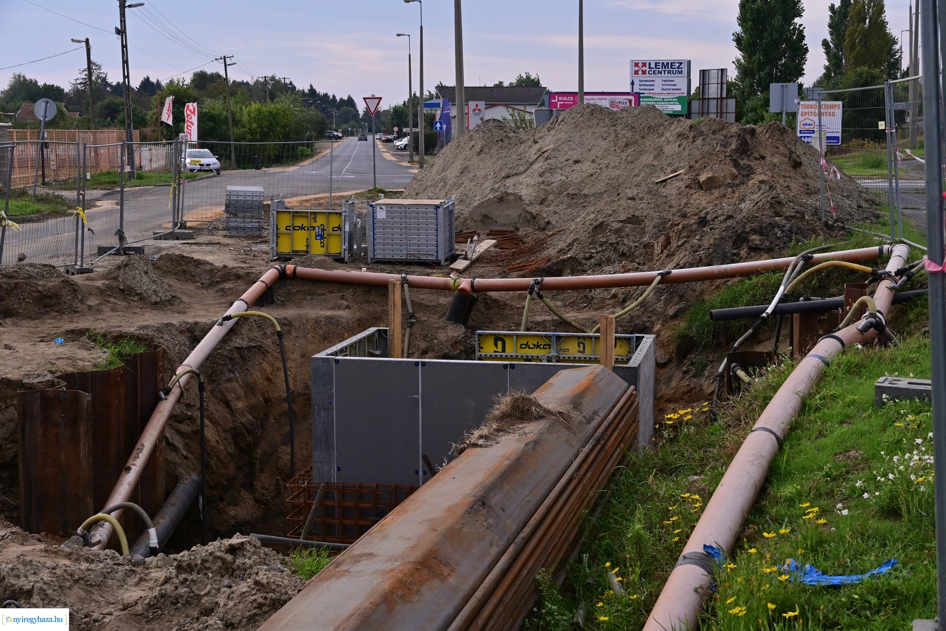 Új aszfalt a Debrecenin