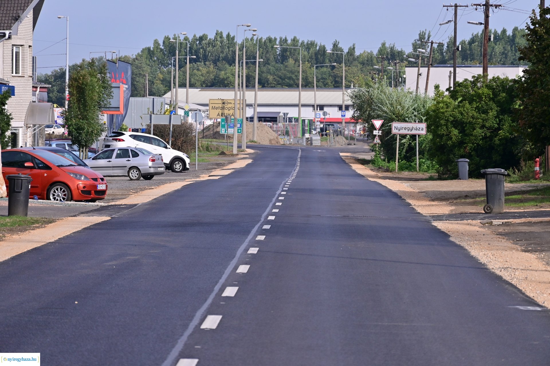 Új aszfalt a Debrecenin