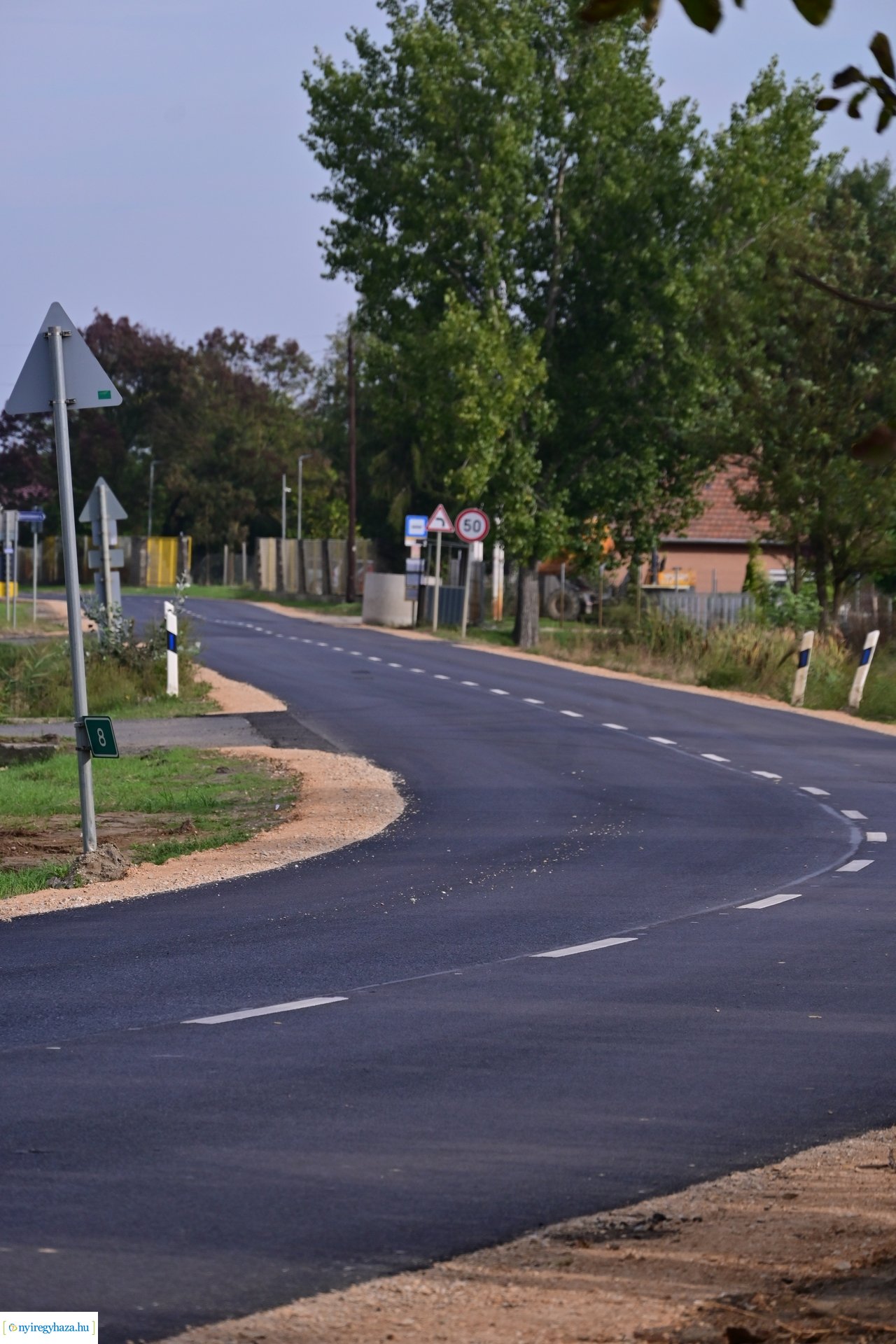 Új aszfalt a Debrecenin