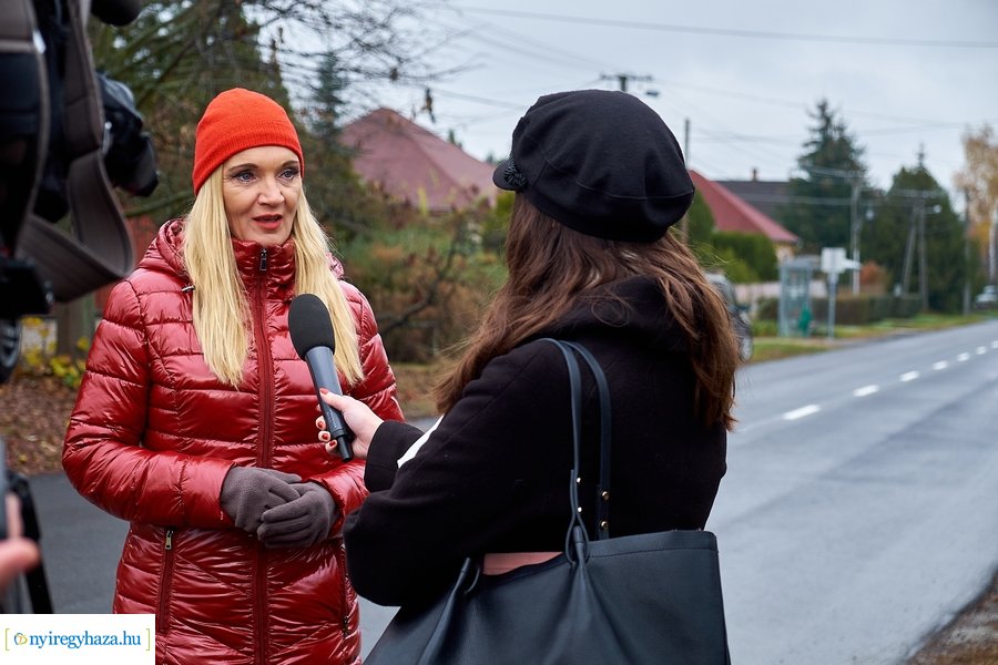 Új aszfaltút a Muskotály utcán