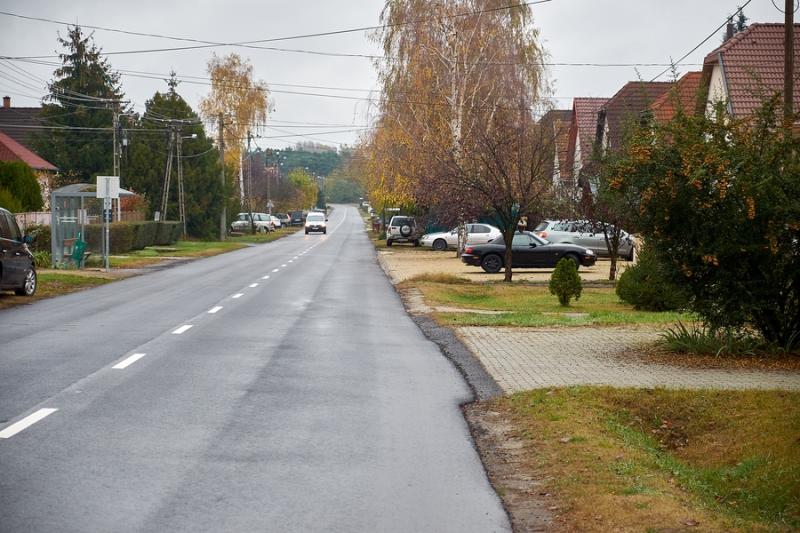 Új aszfaltút a Muskotály utcán