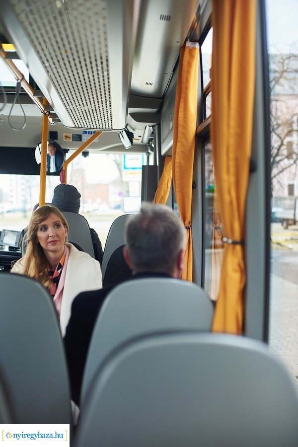 Új autóbusz bemutató Nyíregyházán