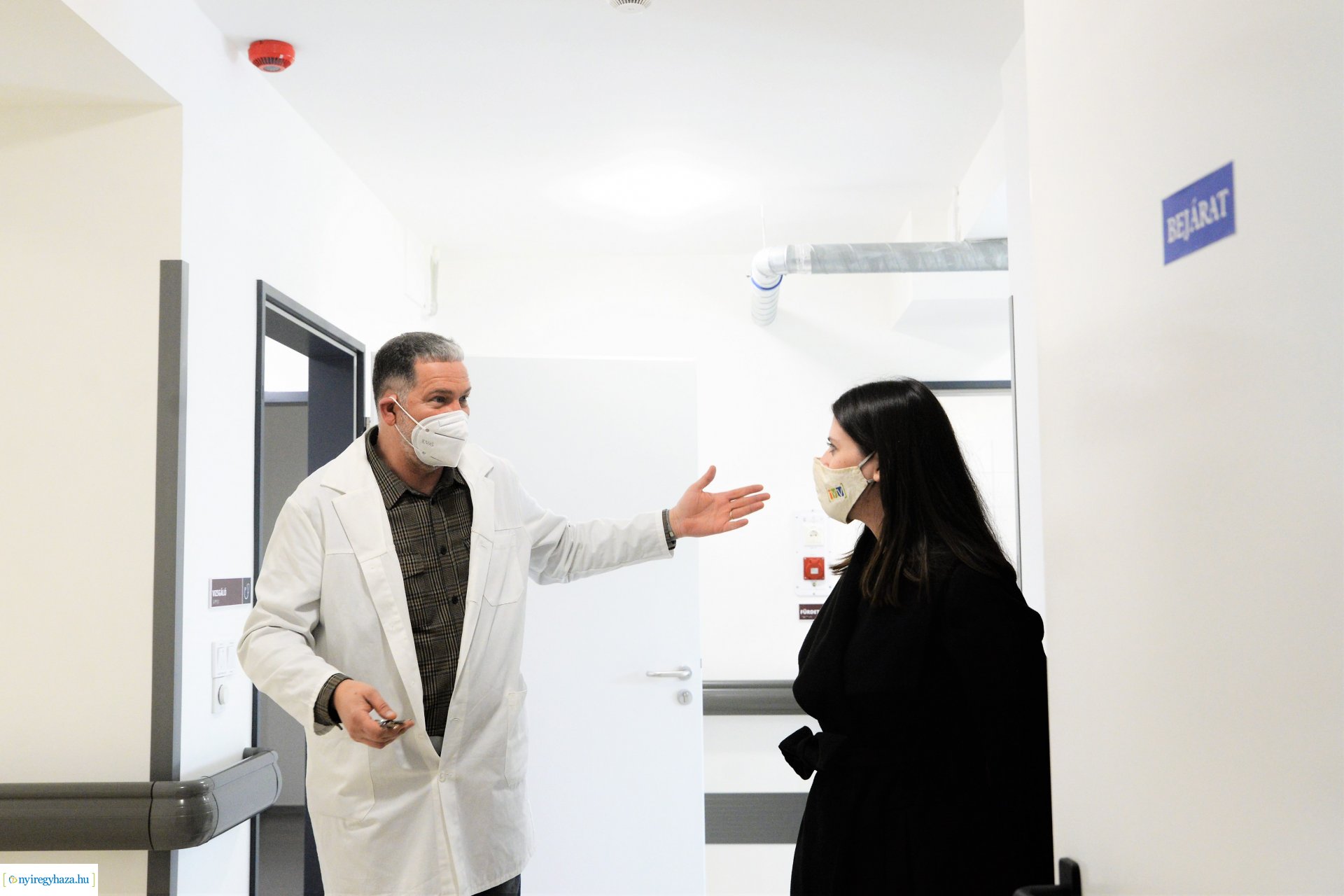 Új egészségügyi centrum bejárás a Tokaji úton