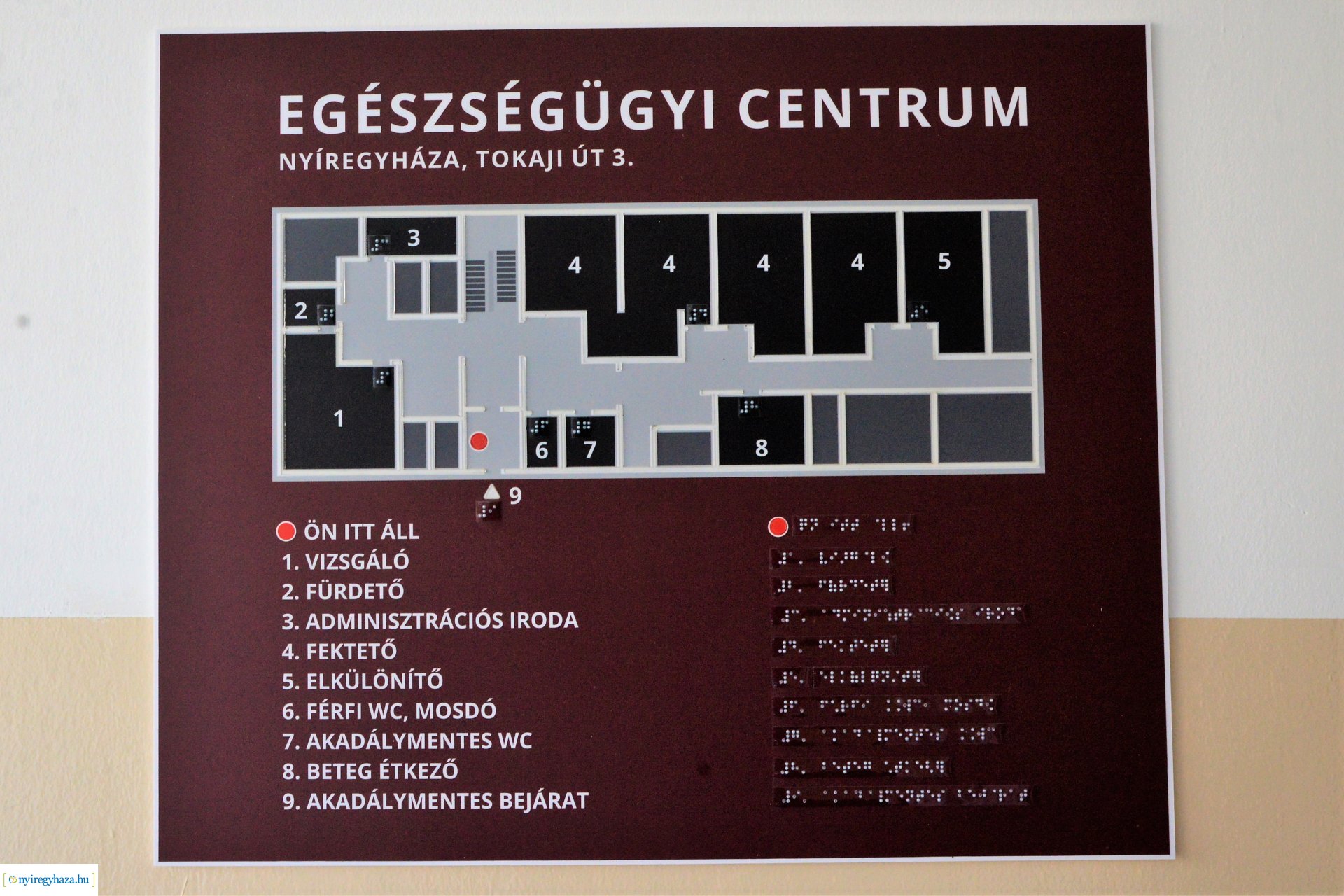 Új egészségügyi centrum bejárás a Tokaji úton