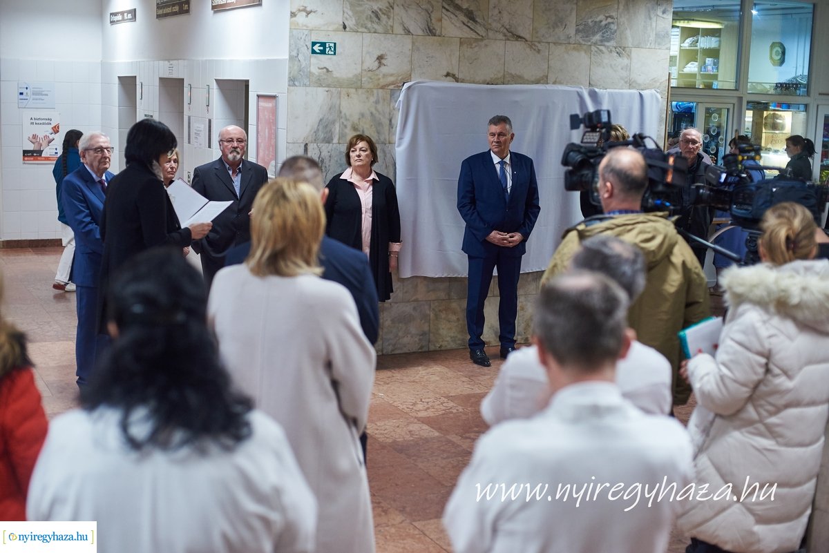 Új éremportrék a kórházban