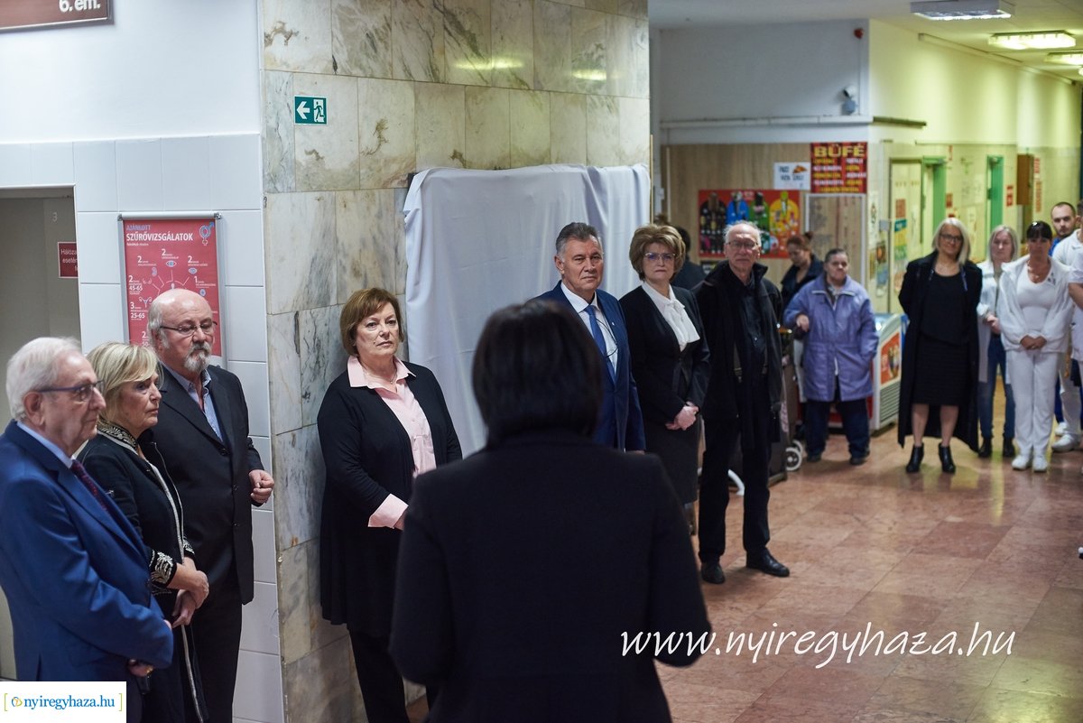Új éremportrék a kórházban