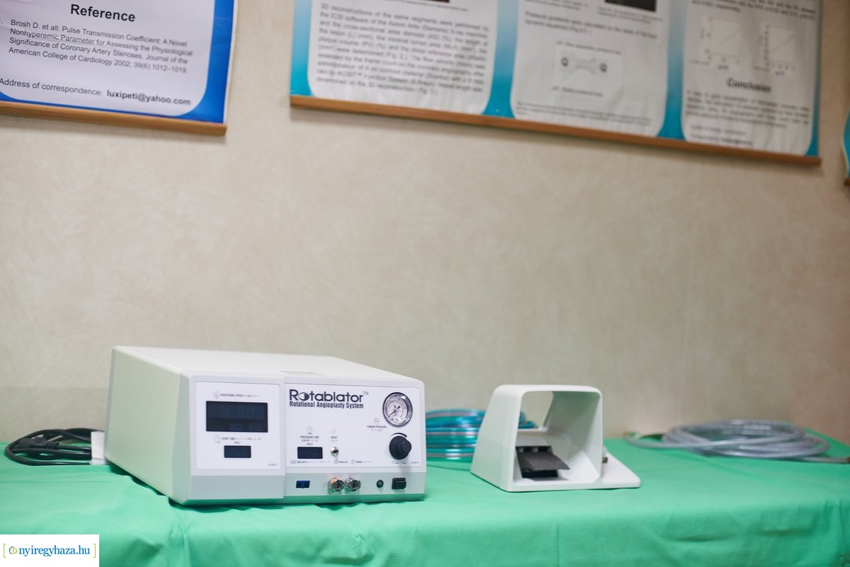 Új katéteres eljárás a kórházban