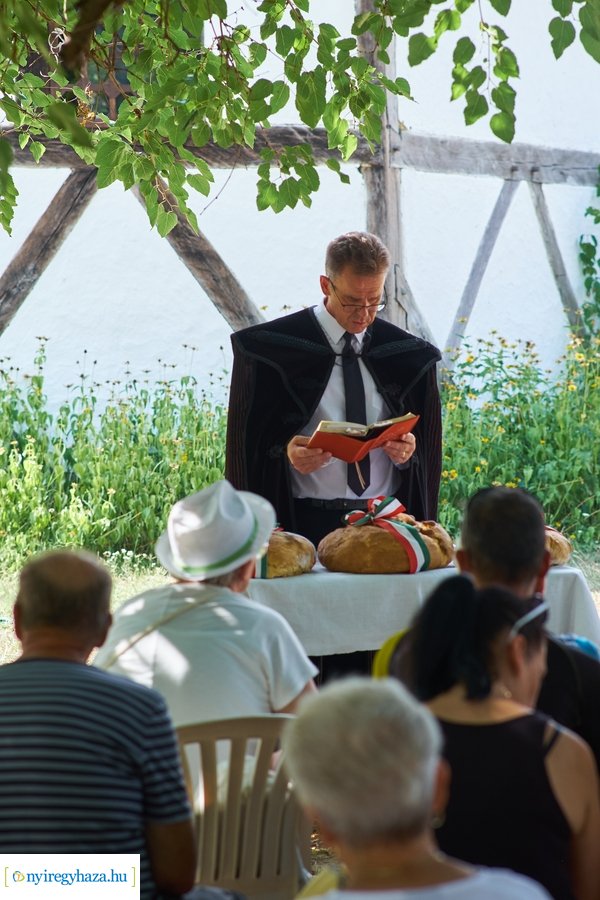 Új kenyér szentelése a múzeumfaluban 2022