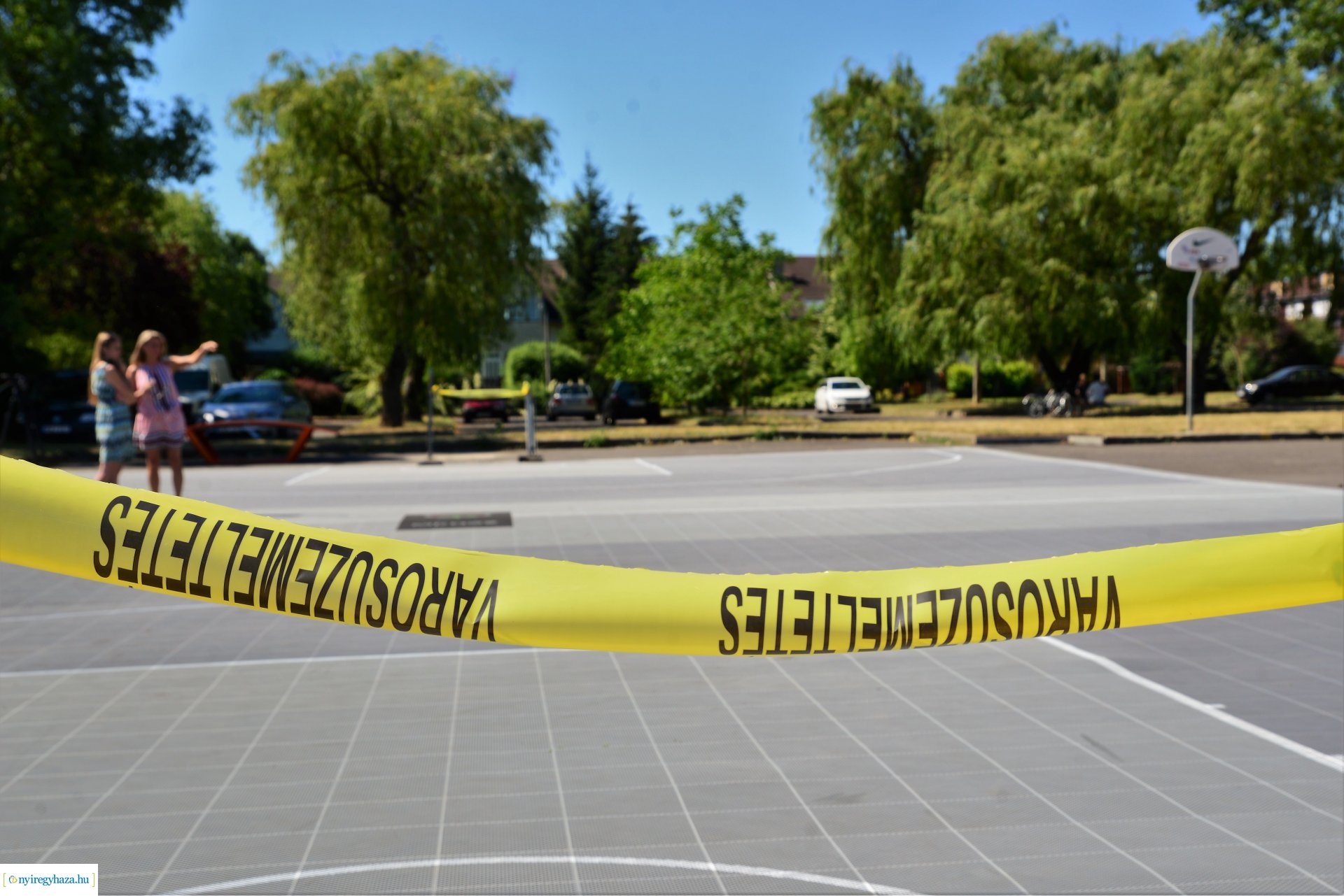 Új kosárlabda pálya épült a Törpe utcán