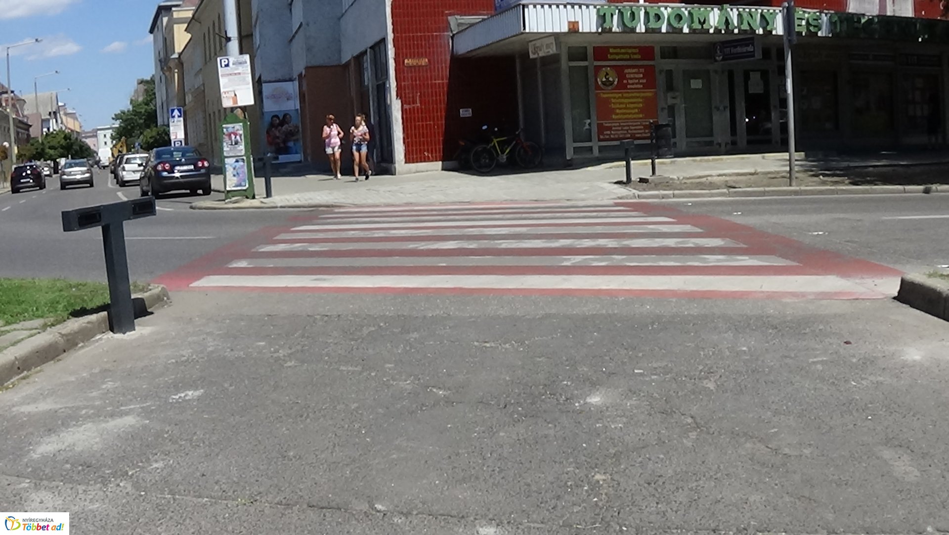 Új okoszebra a belvárosban