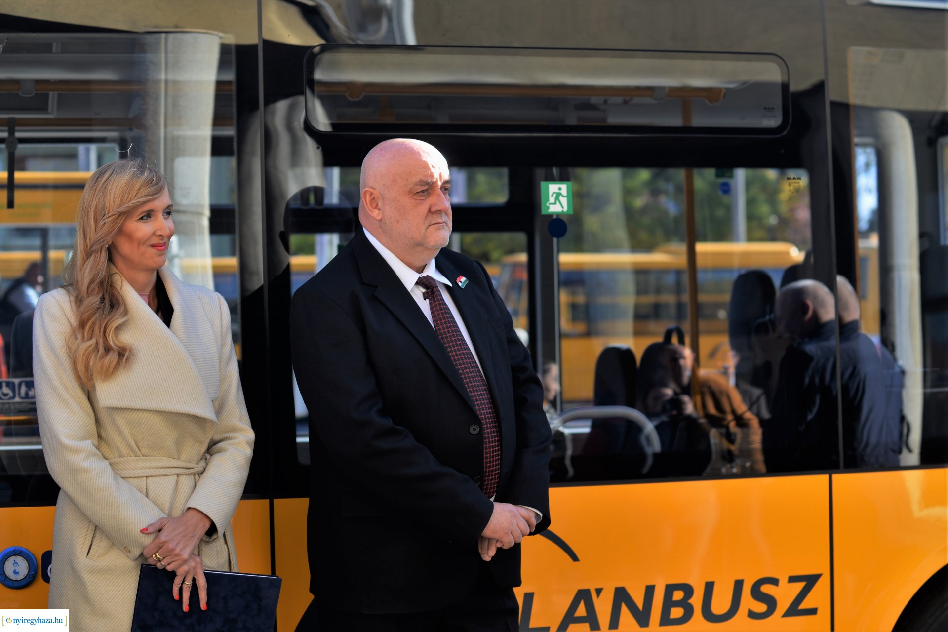 Új távolsági buszokat mutattak ma be Nyíregyházán