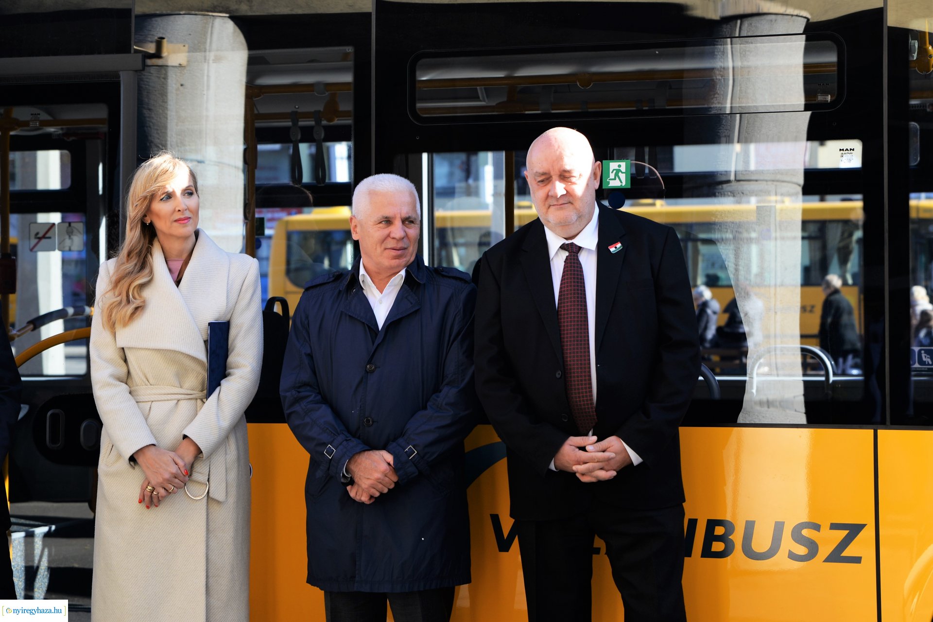 Új távolsági buszokat mutattak ma be Nyíregyházán