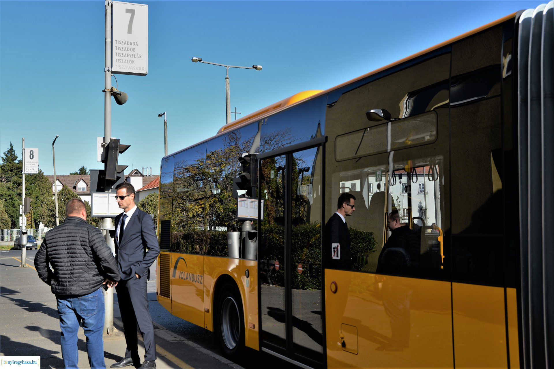 Új távolsági buszokat mutattak ma be Nyíregyházán