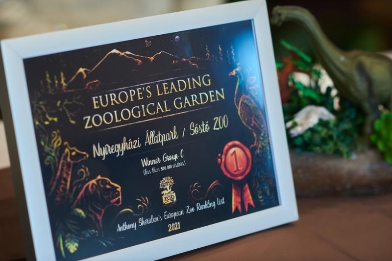 Újabb elismerést szerzett az állatpark