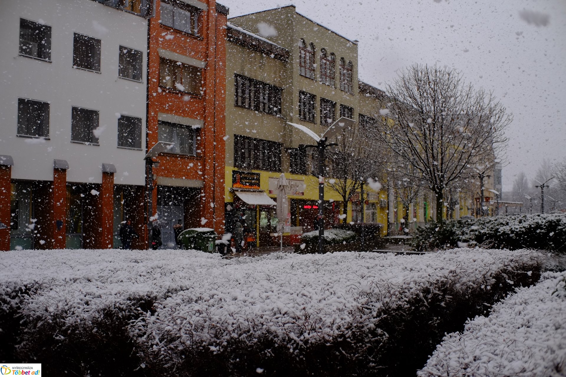 Micsoda havazás! Így nézett ki a város az év első hózápora után