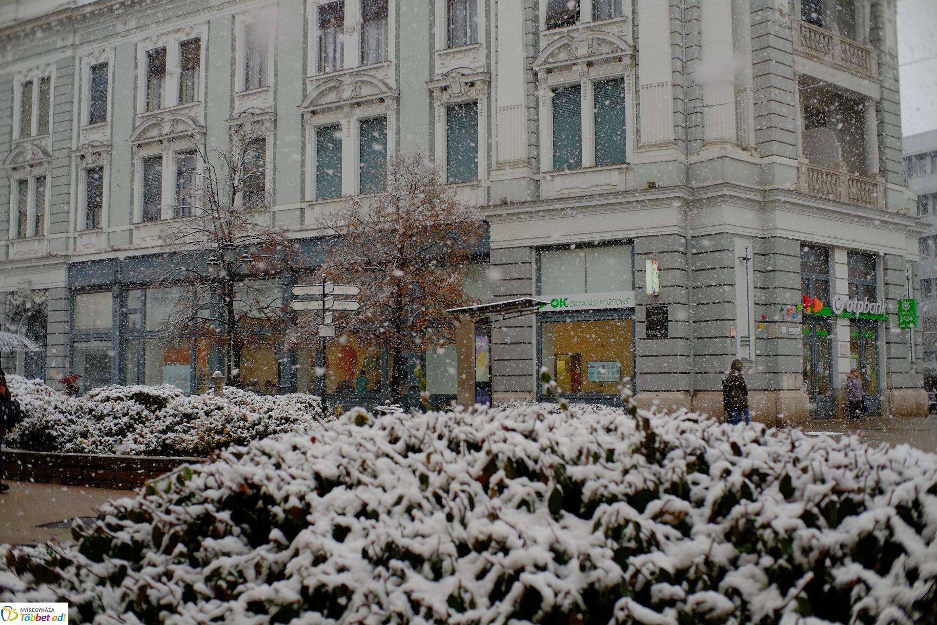 Micsoda havazás! Így nézett ki a város az év első hózápora után