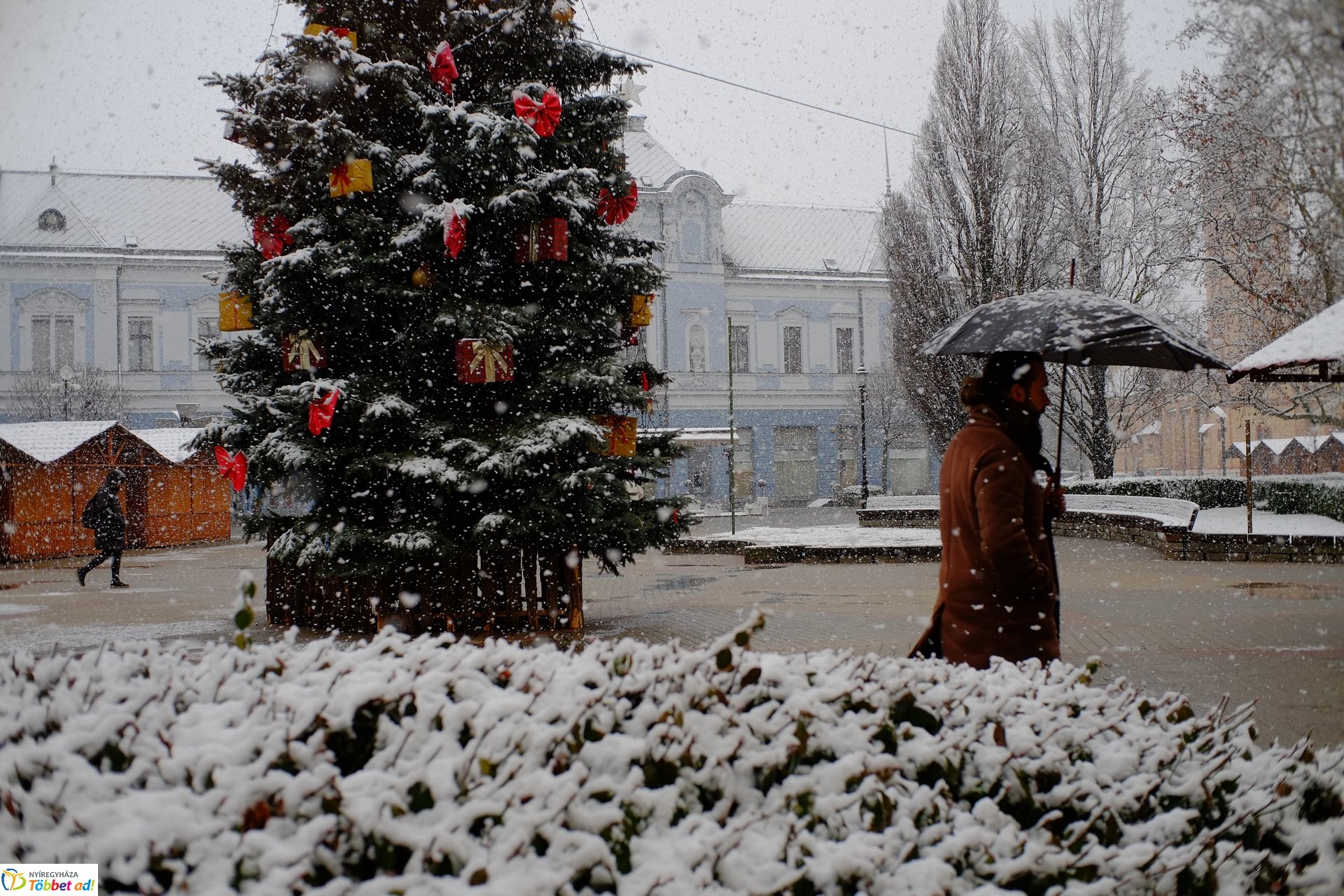 Micsoda havazás! Így nézett ki a város az év első hózápora után