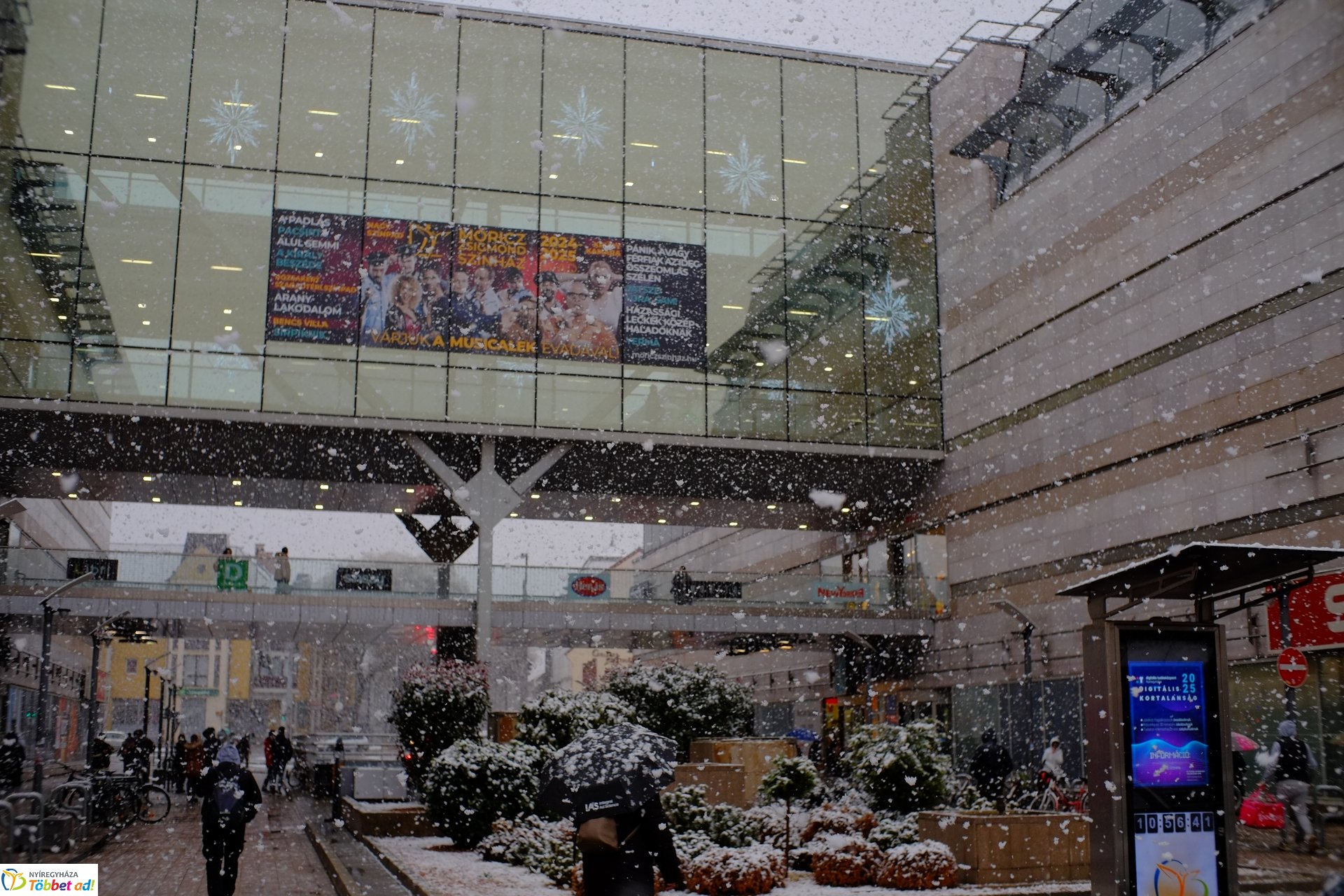 Micsoda havazás! Így nézett ki a város az év első hózápora után