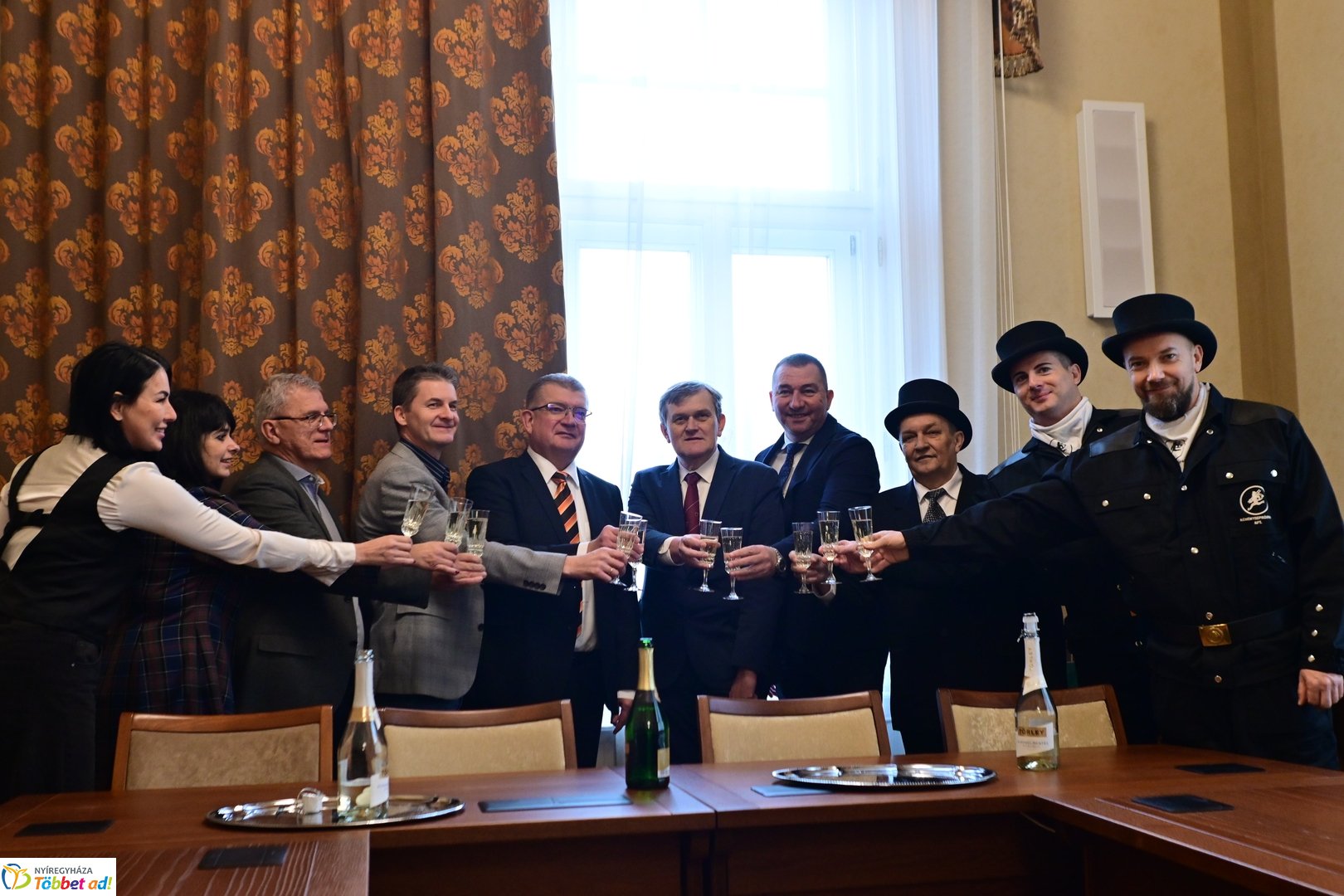 Újévi jókívánság a Megyeházán 2026