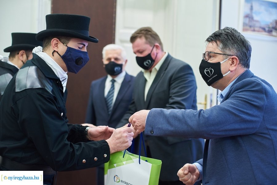 Újévi jókívánság a Városházán 2021