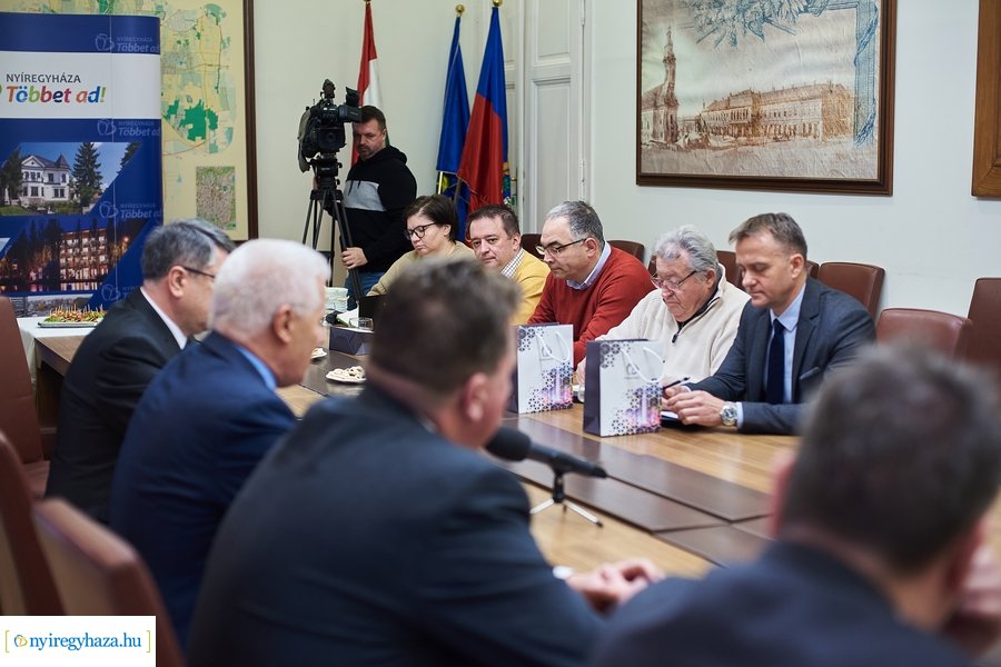 Újévi jókívánságok a Városházán 2023